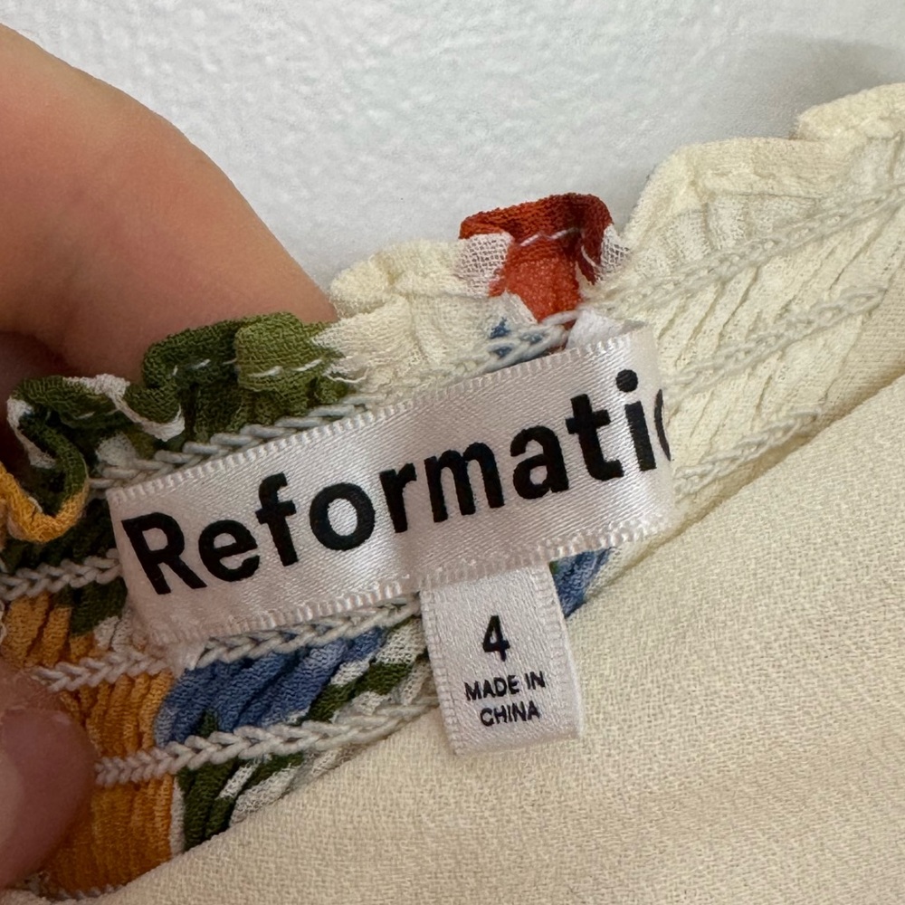 Reformation Juliette Dress in Formosa - Size 4 - Picture 5 of 6
